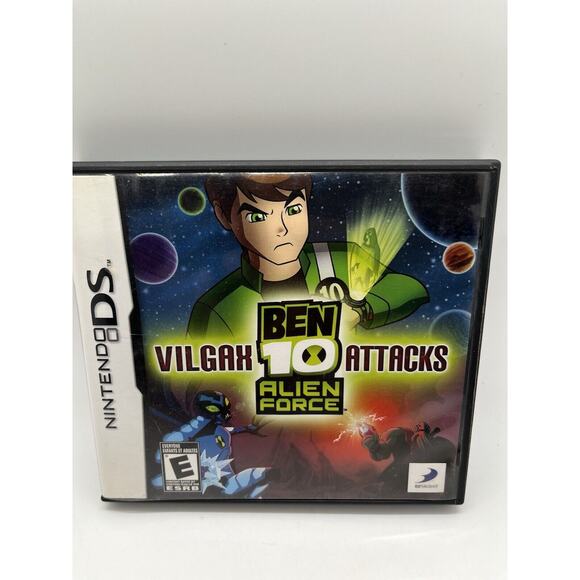 Ben 10 Alien Force Vilgax Attacks Nintendo DS 2009 Complete Manual Alien Heroes - Picture 2 of 7